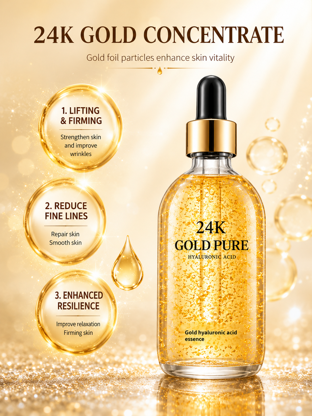 24K Gold Hyaluronic Serum