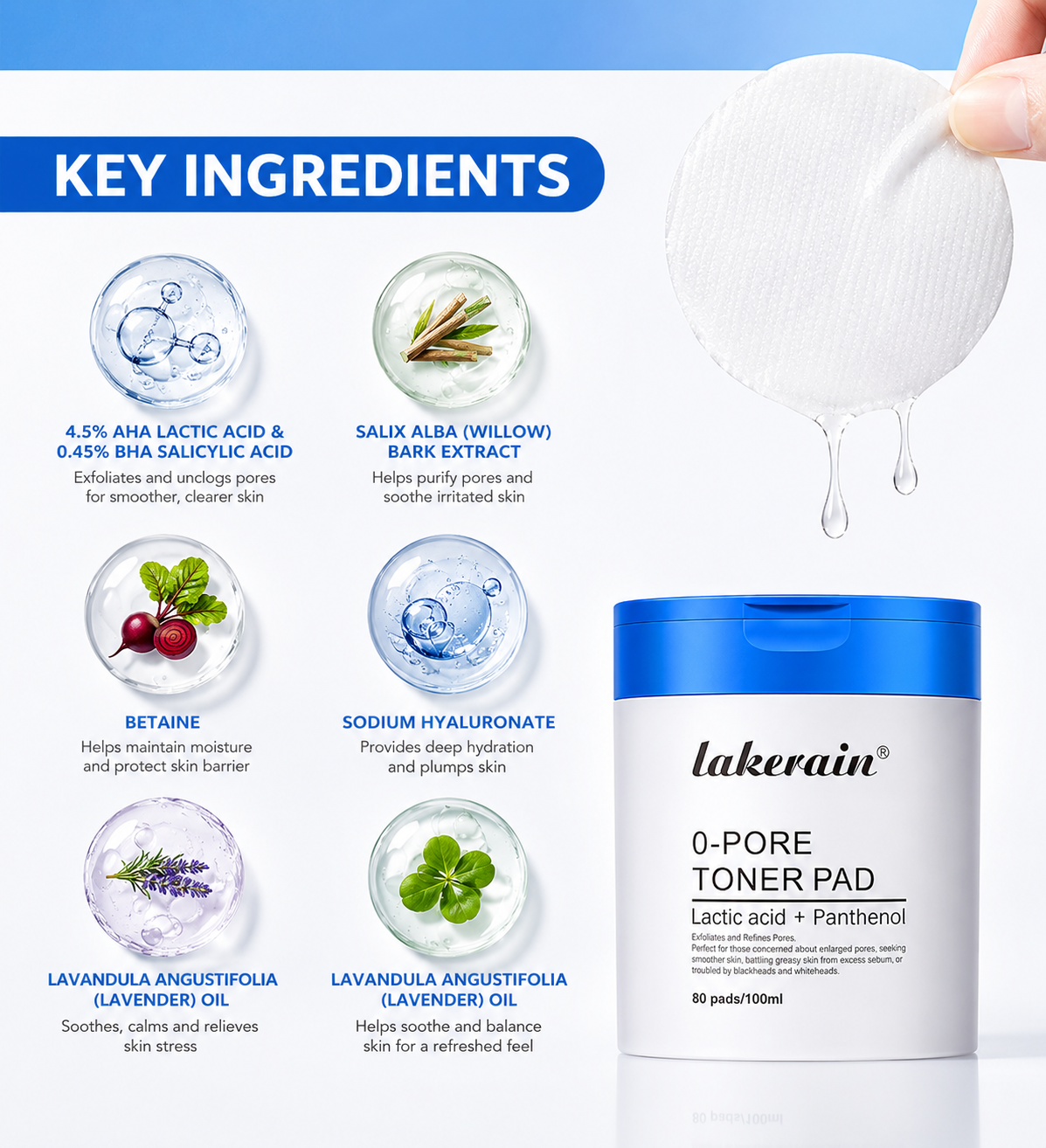Salicylic Acid Pore Refining Toner Pads