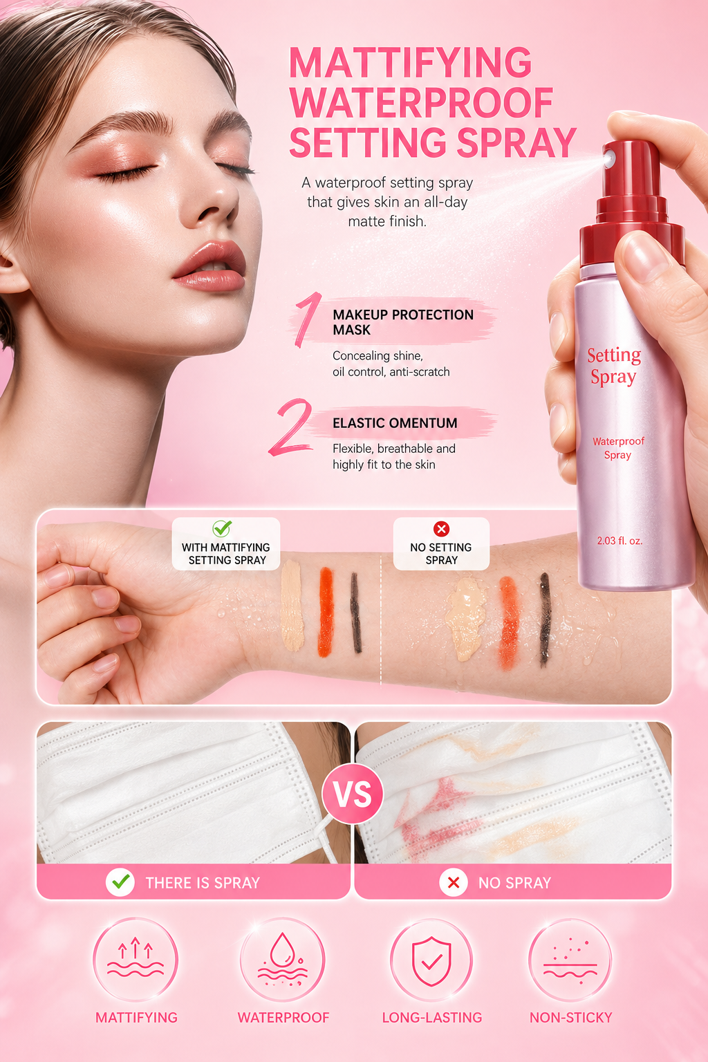 Matte Makeup Setting Spray