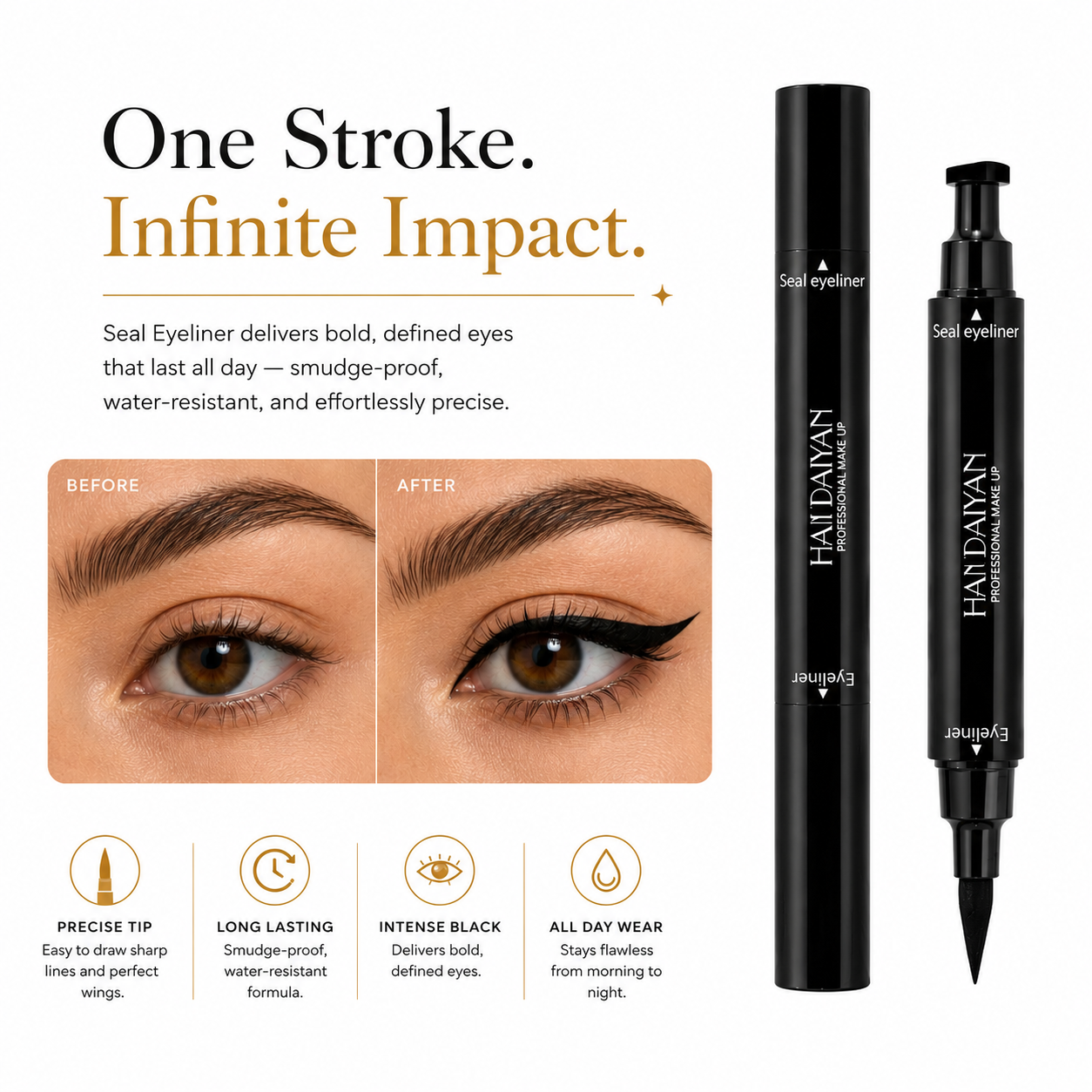 Precision Wing Eyeliner  Stamp