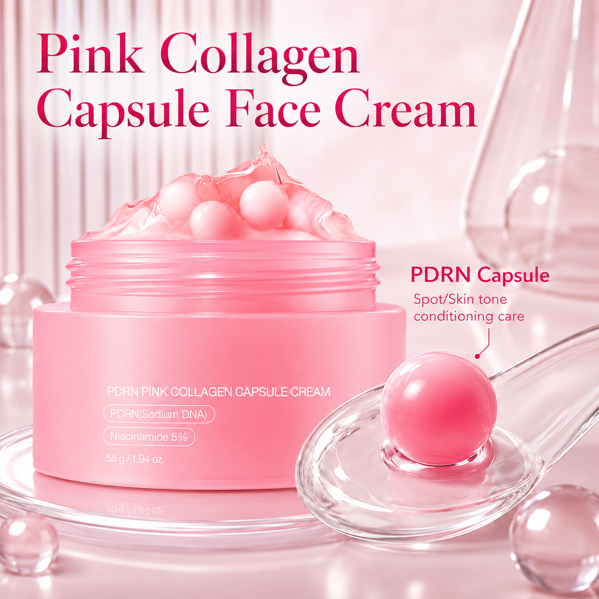 PDRN Pink Collagen Capsule Cream
